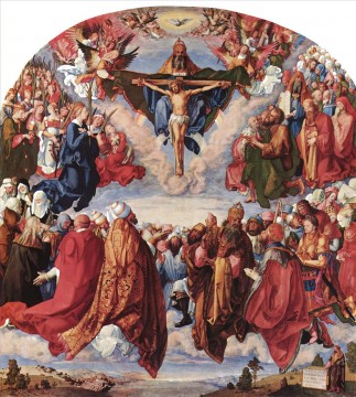 Adoration of the Trinity Albrecht Durer Oil Paintings
